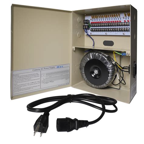 power distribution box for cctv camera|24v security camera power box.